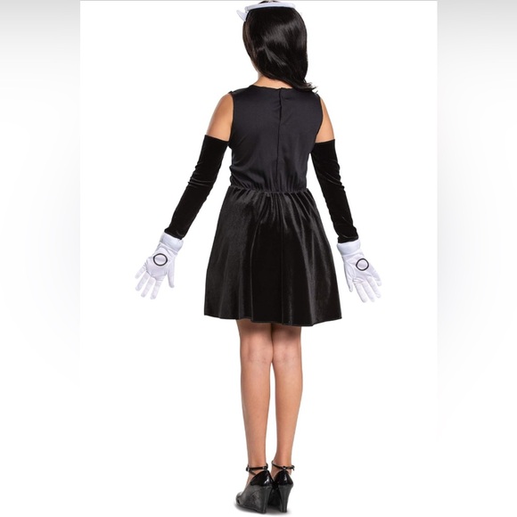 Alice Angel Bendy And The Ink Machine 3 Piece Disguise Dress Costume Girl M 8-10 - Picture 2 of 5